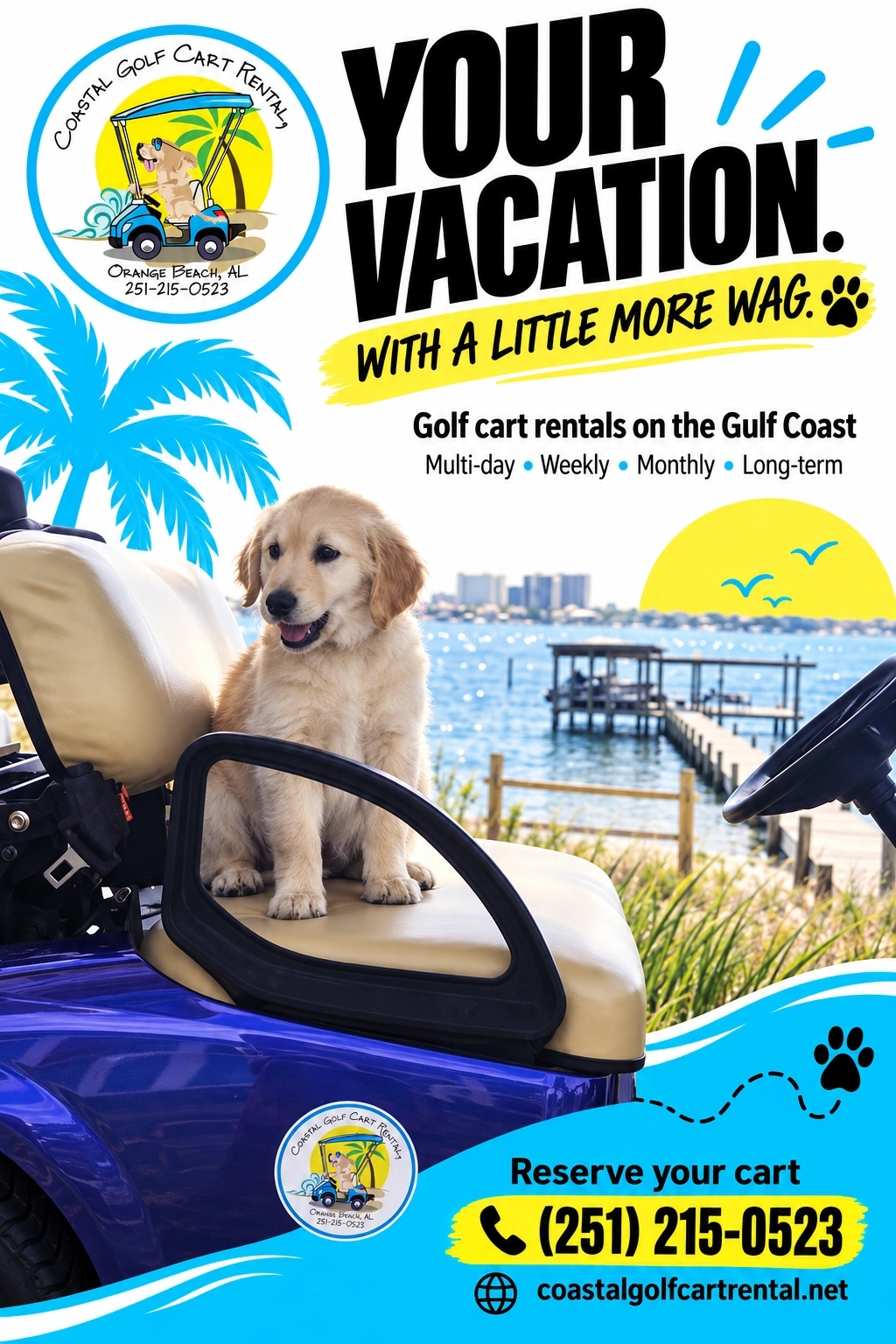 Coastal Golf Cart Rental LLC advertisement
